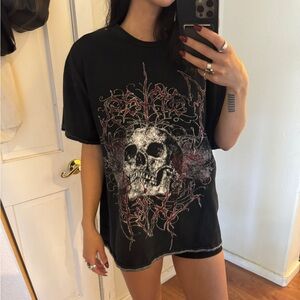 Urban Outfitters Oversized skull T-Shirt